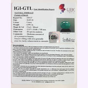 6.99/CT Natural Panna Stone with Govt. Lab Certificate (8991)